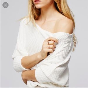 Free People Mercury Tee size small off white